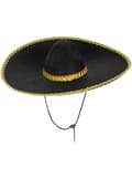 Miniatyrbild 3 av 4: FUNIDELIA Hatt Mariachi för herr - Storlek: 0 - Svart