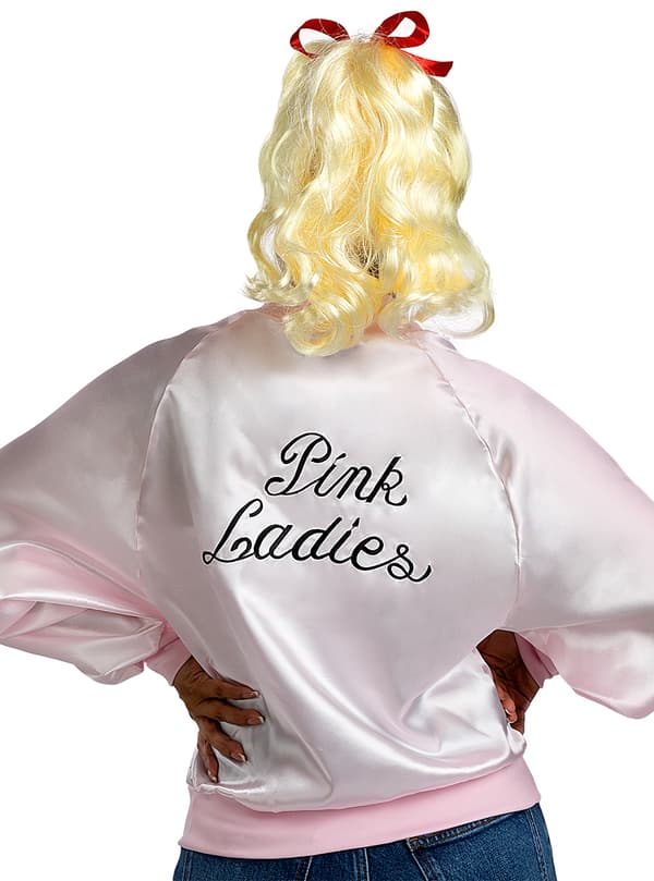 FUNIDELIA 1950er Pink Girls Paryk til kvinder - Størrelse: 0 - Hvid