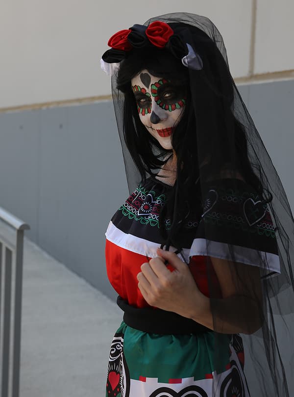 FUNIDELIA Mexicansk Day of the Dead Kostume til kvinder - Sort