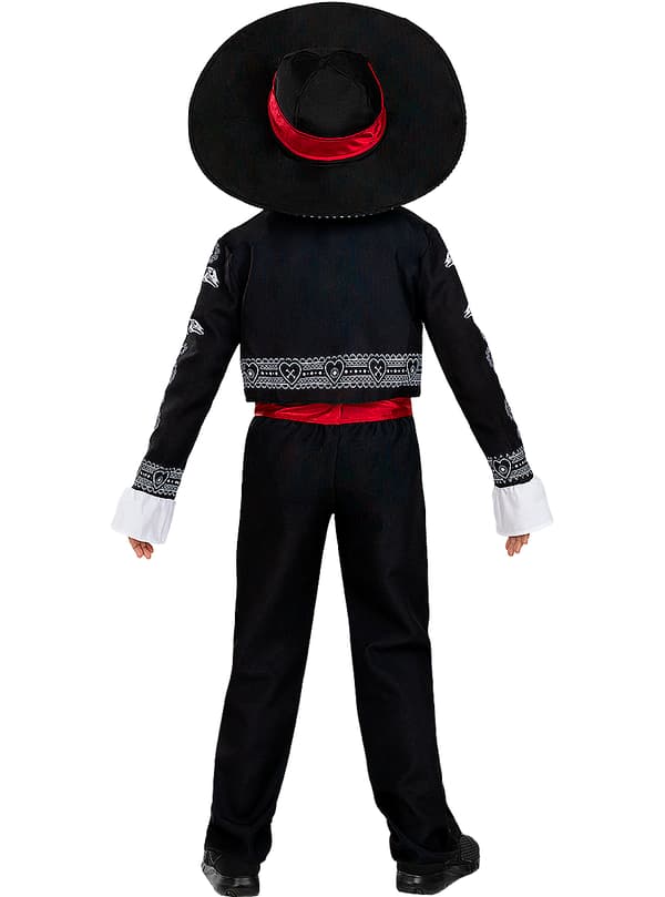 FUNIDELIA Day of the Dead Kostume til Drenge til drenge - Sort