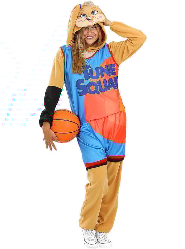 FUNIDELIA Space Jam Lola Bunny Kostyme - Looney Tunes til dame og mann - Hvit S-M
