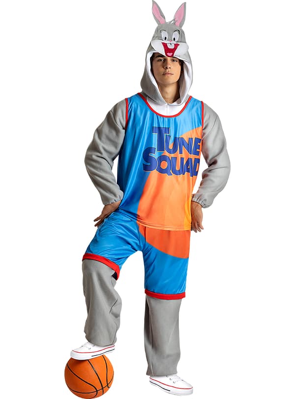 FUNIDELIA Space Jam Bugs Bunny Kostume - Looney Tunes til kvinder og mænd
