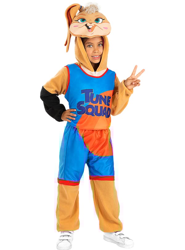 FUNIDELIA Space Jam Lola Bunny Kostyme - Looney Tunes til jenter - Hvit 3-4 years