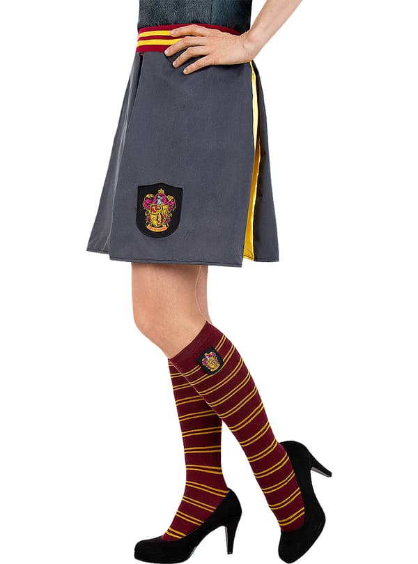 FUNIDELIA Gryffindor sokker - Harry Potter til kvinder - Størrelse: 0 - Rødbrun