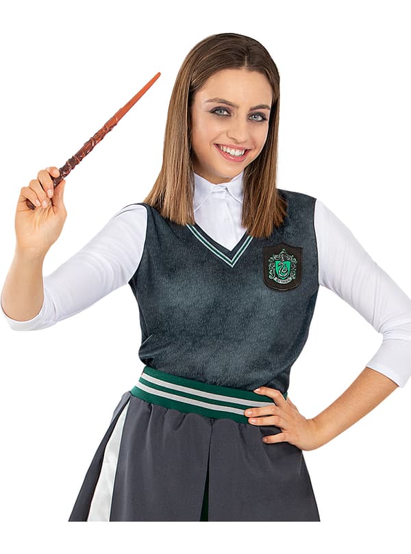 FUNIDELIA Slytherin T-shirt - Harry Potter til kvinder - Grå / Sølv L
