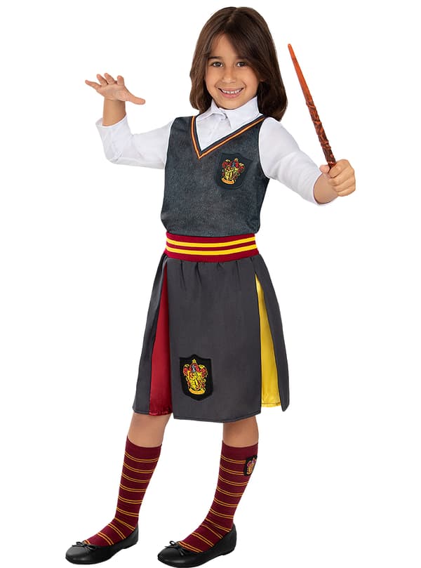FUNIDELIA Strumpor Gryffindor - Harry Potter för flicka - Storlek: 0 - Granat