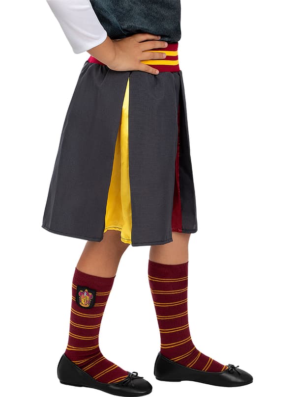 FUNIDELIA Strumpor Gryffindor - Harry Potter för flicka - Storlek: 0 - Granat