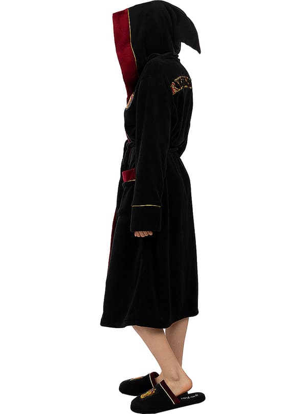 FUNIDELIA Morgonrock Gryffindor - Harry Potter för dam och herr - Granat
