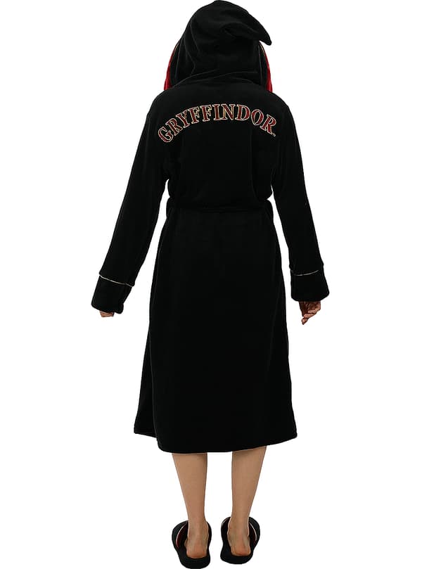 FUNIDELIA Morgonrock Gryffindor - Harry Potter för dam och herr - Granat