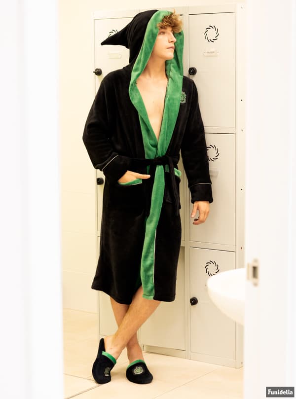 FUNIDELIA Tofflor Slytherin - Harry Potter för dam och herr - Mörkgrön