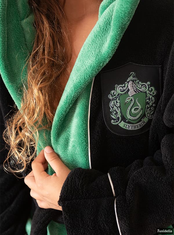 FUNIDELIA Smygard morgenkåpe - Harry Potter til jenter og gutter - Mørkegrønn
