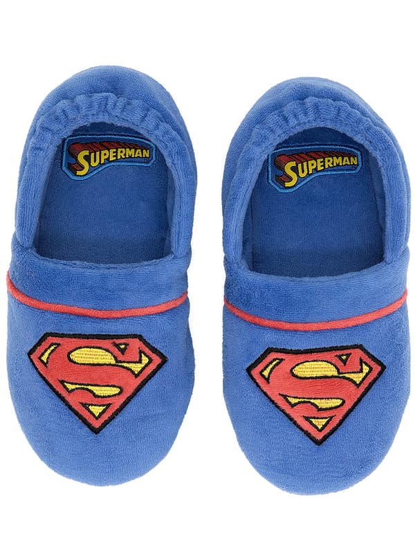 FUNIDELIA Superman Hjemmesko til drenge - Blå