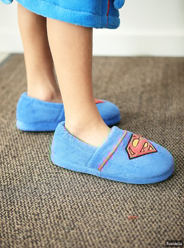 FUNIDELIA Superman Hjemmesko til drenge - Blå