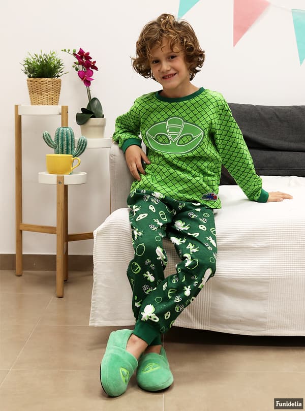 FUNIDELIA Pyjamas Gecko - Pyjamashjältarna för pokje - Grön