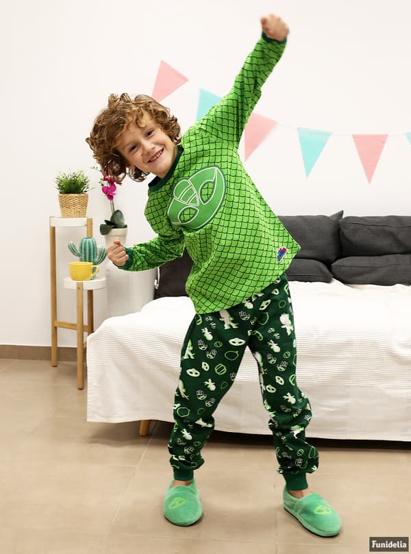 FUNIDELIA Pyjamas Gecko - Pyjamashjältarna för pokje - Grön