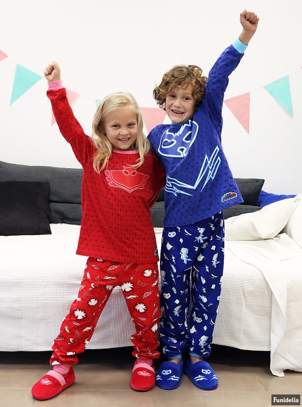 FUNIDELIA Kattedreng Pyjamas til Drenge - PJ Masks til drenge - Blå