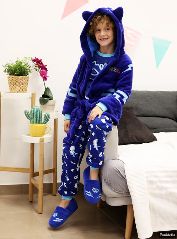 FUNIDELIA Kattedreng Pyjamas til Drenge - PJ Masks til drenge - Blå