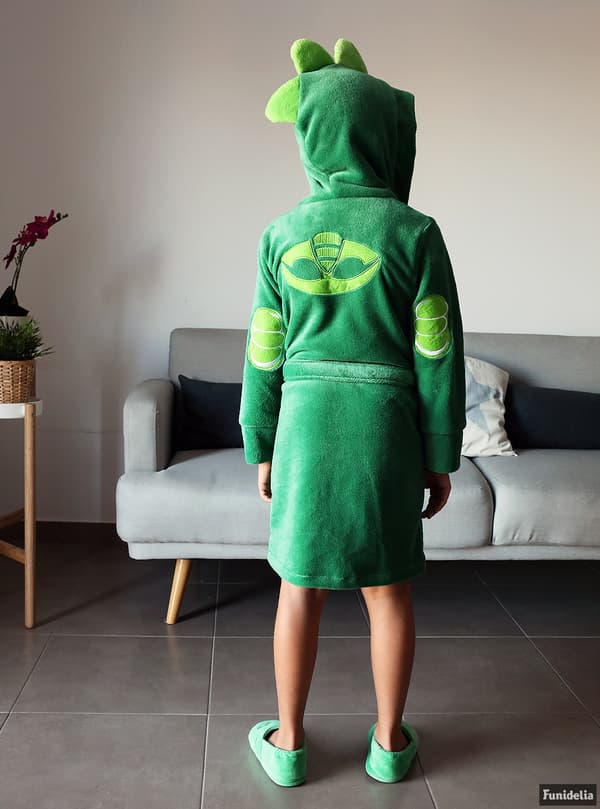 FUNIDELIA Morgonrock Gecko - Pyjamashjältarna för pokje - Grön