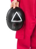 Miniatyrbild 3 av 8: FUNIDELIA Squid Game Mask med triangel Symbol - Officiell Netflix för dam och herr