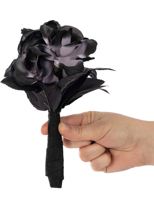 FUNIDELIA Buket af sorte blomster til kvinder og mænd - Størrelse: 0 - Sort