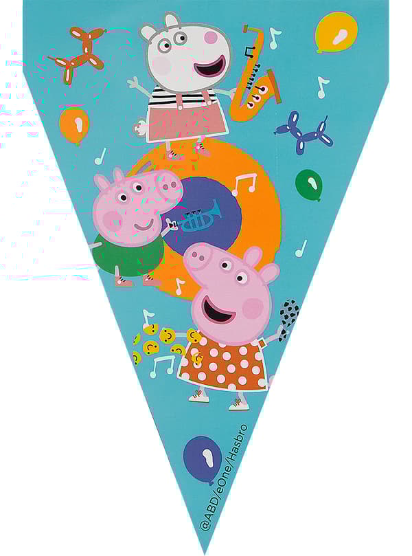 FUNIDELIA Banner - Gurli Gris til piger - Størrelse: 0 - Pink