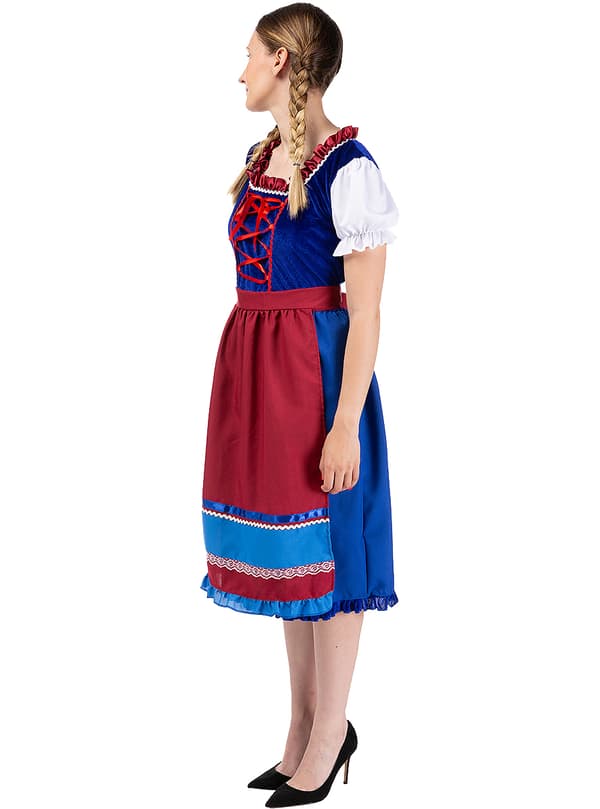 FUNIDELIA Deluxe Tyrol Kostyme til dame - Brun