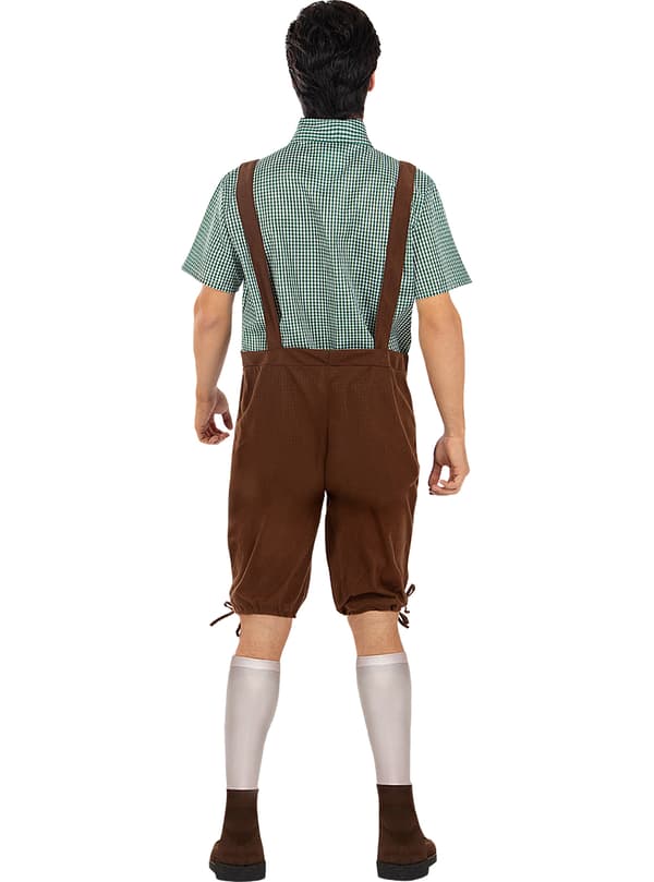 FUNIDELIA Oktoberfest kostume til mænd - Brun