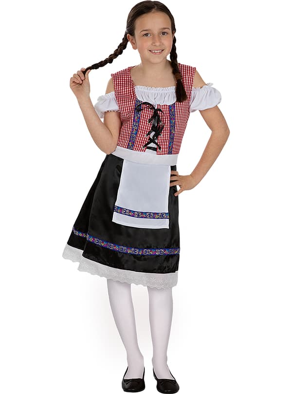 FUNIDELIA Oktoberfest Kostyme til jenter - Grønn