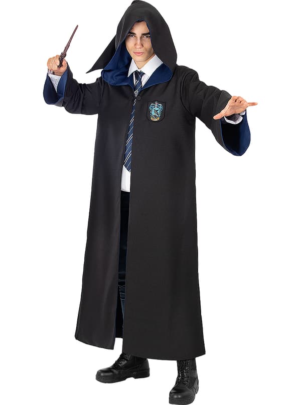 FUNIDELIA Harry Potter Ravenclaw Slips og Pin til mann - Størrelse: 0 - Blå