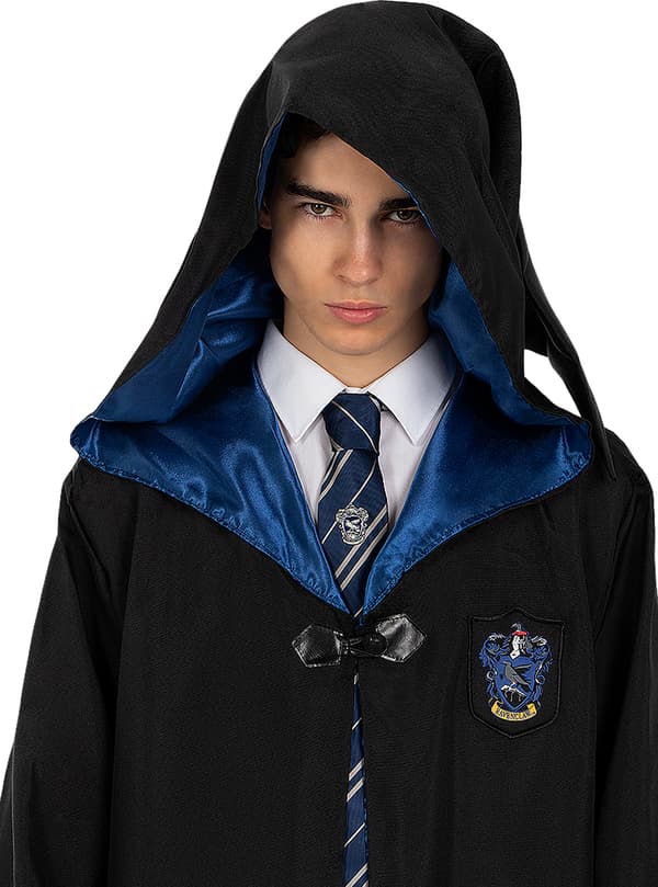FUNIDELIA Harry Potter Ravenclaw Slips og Pin til mann - Størrelse: 0 - Blå