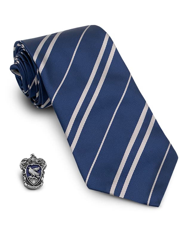 FUNIDELIA Harry Potter Ravenclaw Slips og Pin til mann - Størrelse: 0 - Blå