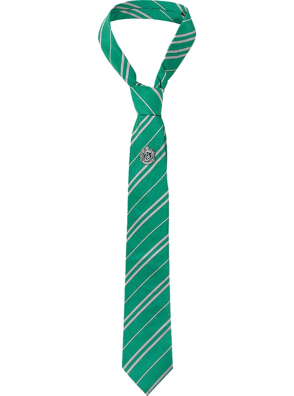 FUNIDELIA Harry Potter Slytherin slips og nål til mænd - Størrelse: 0 - Grøn