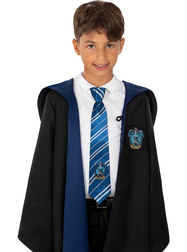FUNIDELIA Harry Potter Ravenclaw Slips til gutter - Størrelse: 0 - Blå