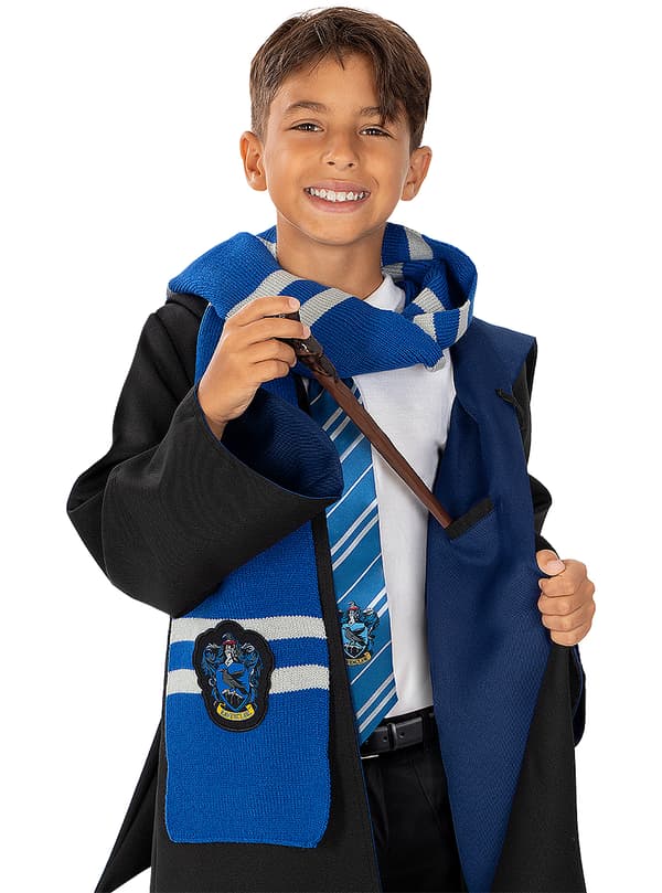 FUNIDELIA Harry Potter Ravenclaw Slips til gutter - Størrelse: 0 - Blå