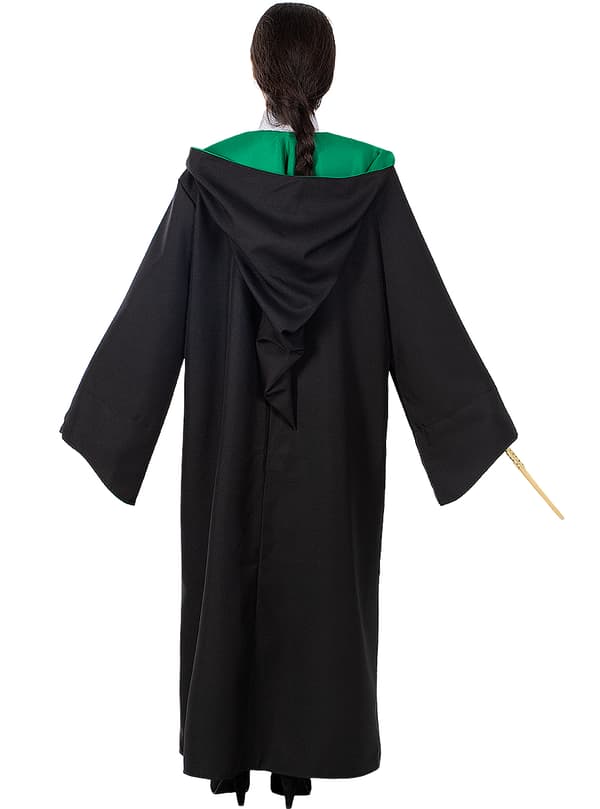 FUNIDELIA Replika Slytherin kåbe - Diamond Edition til kvinder og mænd - Sort