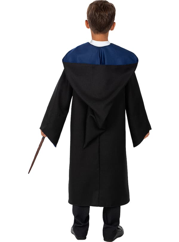FUNIDELIA Replika Ravenclaw kåbe - Diamond Edition til piger og drenge - Sort