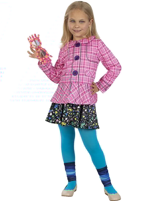 FUNIDELIA Maskeraddräkt Luna Lovegood för flicka - Rosa