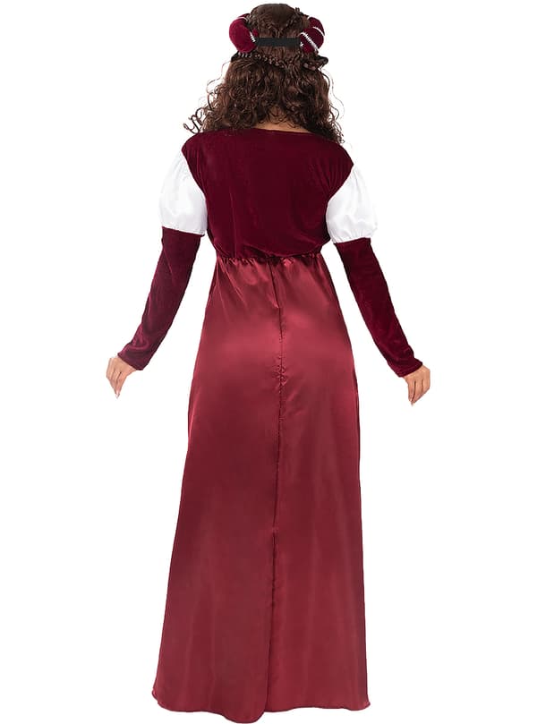 FUNIDELIA Medieval Princess Kostyme til kvinner til dame - Brun