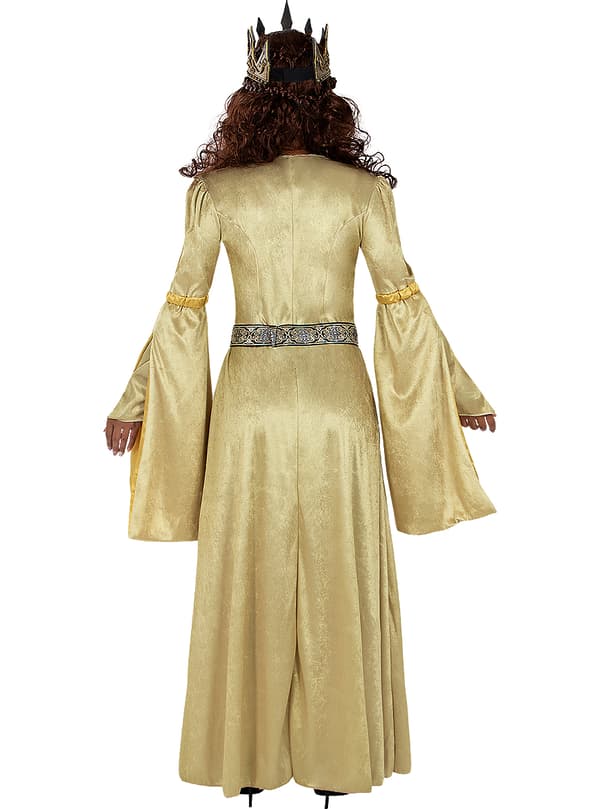 FUNIDELIA Maskeraddräkt Lady Guinevere Deluxe för dam - Granat
