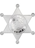 Miniatyrbillede 1 af 5: FUNIDELIA Sheriff Badge til mænd - Størrelse: 0 - Sort