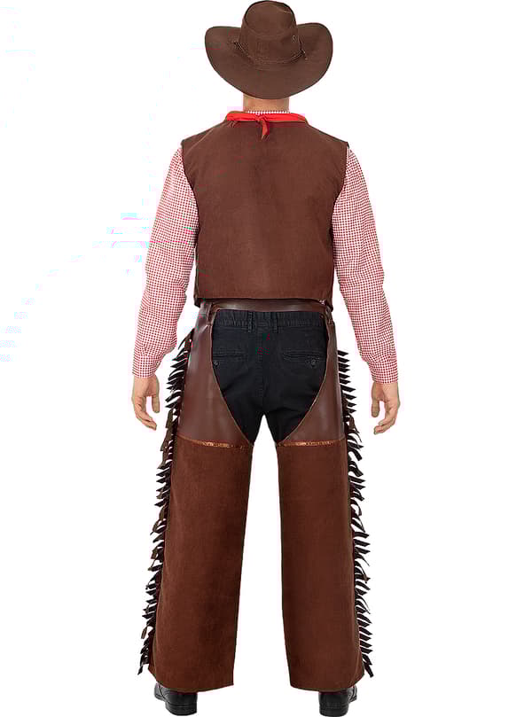 FUNIDELIA Cowboy Gunfighter kostume til mænd - Brun