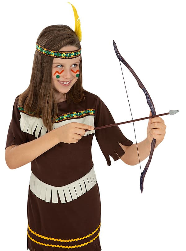 FUNIDELIA Indianerkostume til piger - Brun