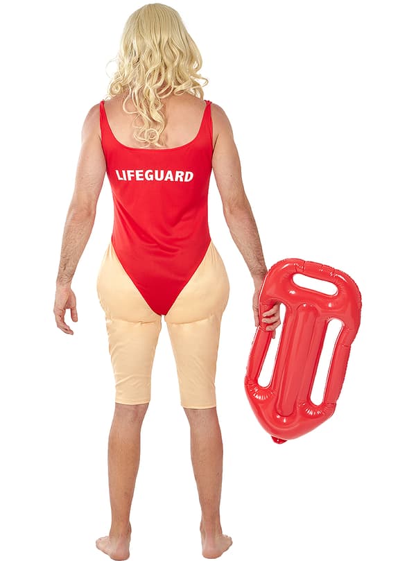 FUNIDELIA Baywatch kostume til mænd - Rød