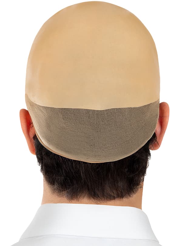 FUNIDELIA Latex skallet-hette til dame og mann - Størrelse: 0 - Beige