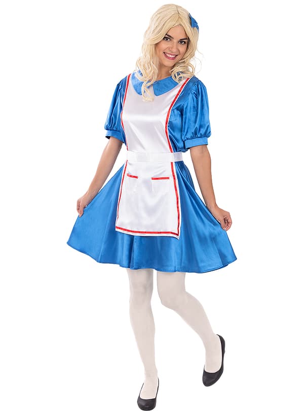 FUNIDELIA Alice kostume til kvinder - Blå L