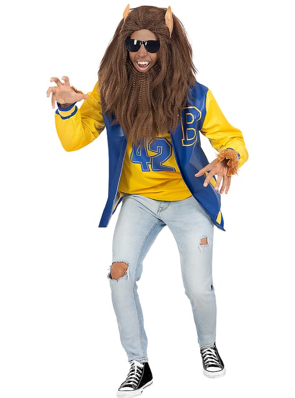 FUNIDELIA Teen Wolf kostume til mænd - Blå