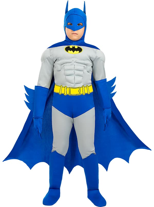 FUNIDELIA maskeraddräkt Batman The Brave and the Bold deluxe för pokje - Svart