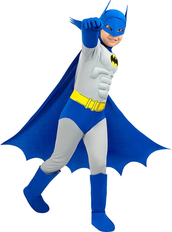 FUNIDELIA maskeraddräkt Batman The Brave and the Bold deluxe för pokje - Svart