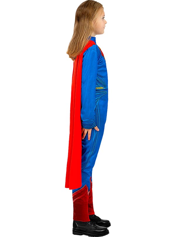 FUNIDELIA Maskeraddräkt Supergirl - Justice League för flicka - Röd