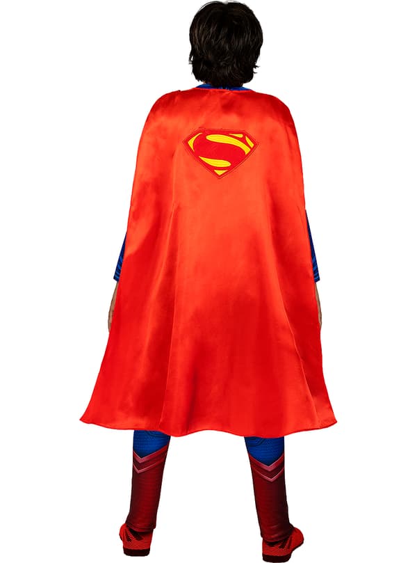 FUNIDELIA Superman Kostume til Drenge - Justice League til drenge - Blå